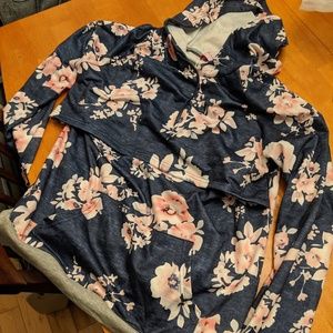 Floral Nursing Sweatshirt